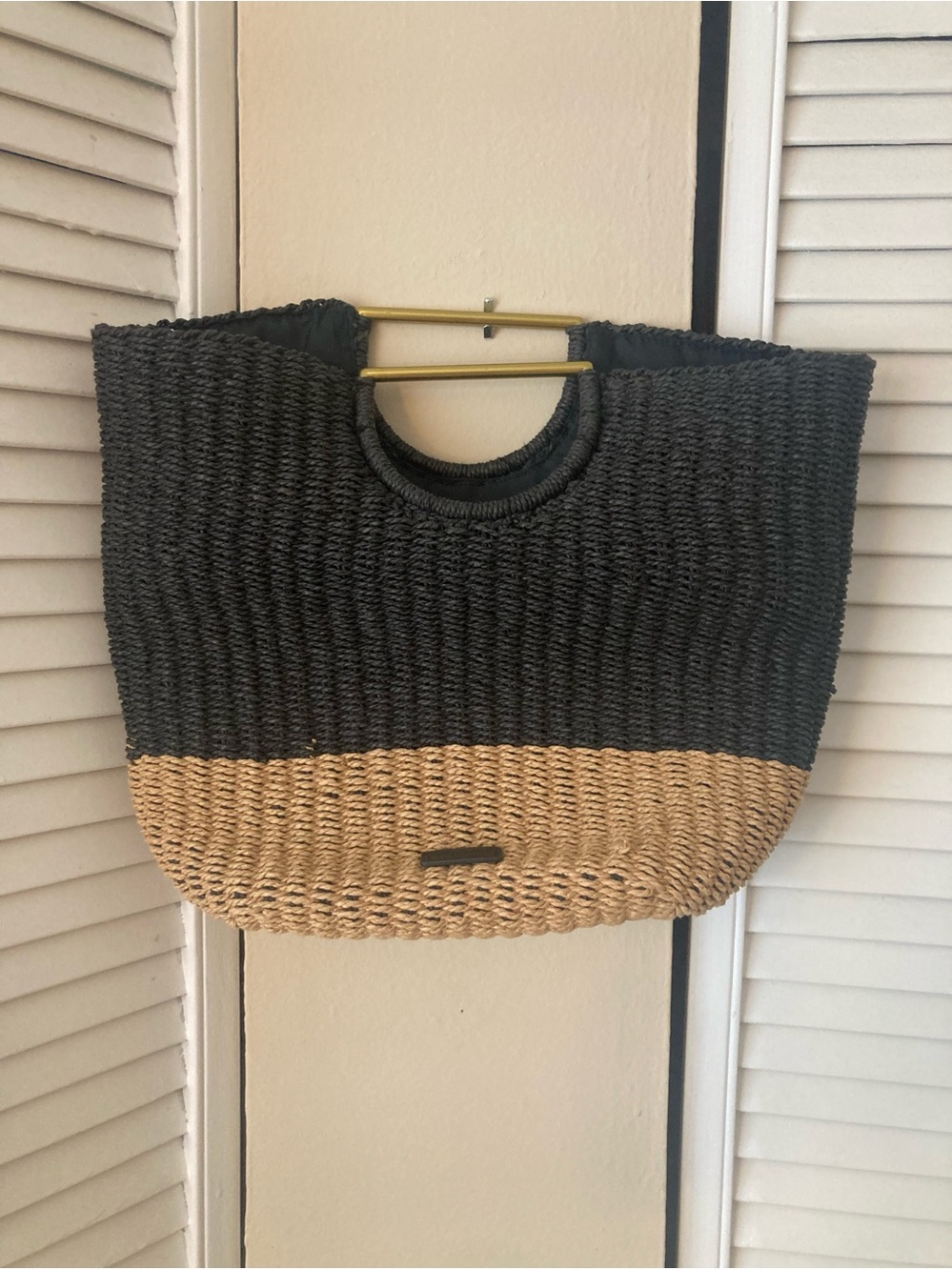 Fossil Straw Handbag